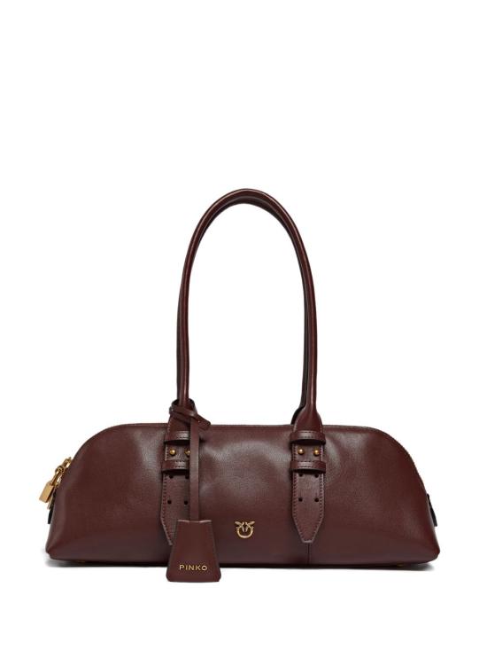 26SS 핑코 숄더백 106169A0QOR49Q BURGUNDY GOLD
