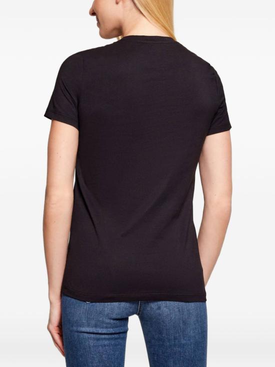 26SS 엘리자베타프랜치 반팔 티셔츠 MA71G61E2110 BLACK - ELISABETTA FRANCHI