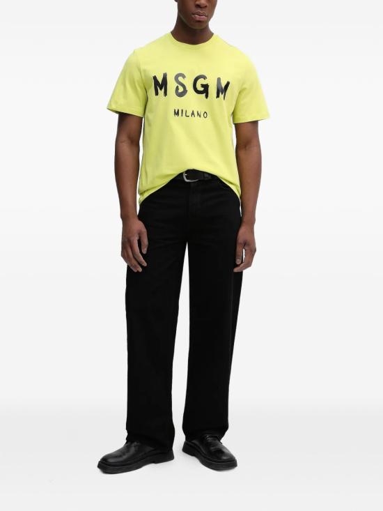 26SS 엠에스지엠 반팔 티셔츠 4040MM51026700232 YELLOW - MSGM