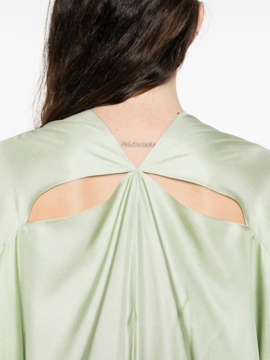 26SS 로베르토 카발리 미디 원피스 WQT182OZR32D0509 GREEN FUCHSIA - ROBERTO CAVALLI