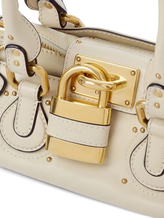 26SS 끌로에 스몰 그레인드 레더 패딩턴 백 CH26SS805P75 20S NUDE NEUTRALS - CHLOE