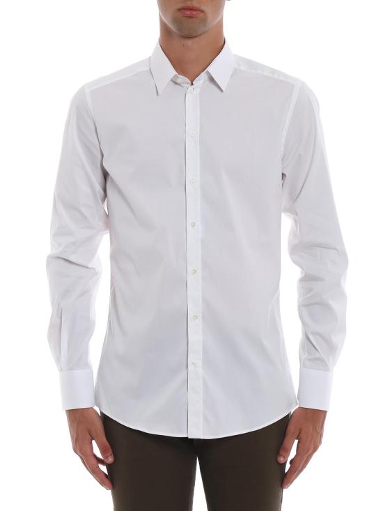  돌체앤가바나 긴팔 셔츠 G5EJ0TFUMRYW0800 White - DOLCE & GABBANA