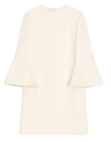 26SS 발렌티노 가라바니 미디 원피스 8B0VAKF51CF A03 Ivory