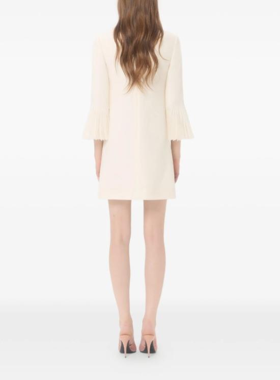 26SS 발렌티노 가라바니 미디 원피스 8B0VAKF51CF A03 Ivory - VALENTINO GARAVANI