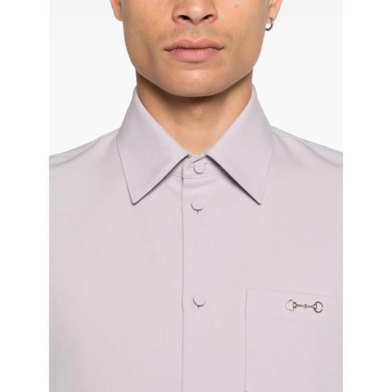  구찌 긴팔 셔츠 퍼플 - GUCCI