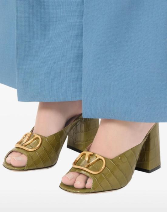 26SS 발렌티노 가라바니 뮬/슬리퍼 8W2S0NW6 LUR03D Muschio - VALENTINO GARAVANI
