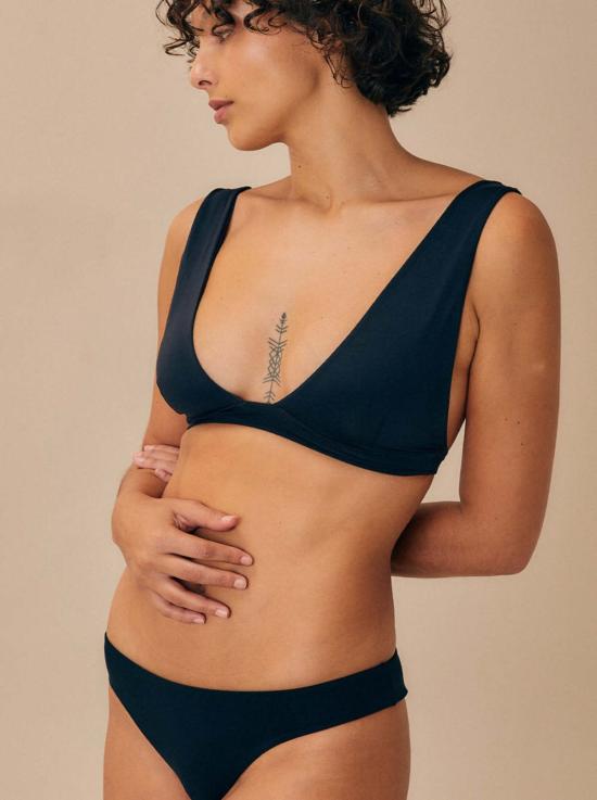  하이트 비키니 수영복 Haight Basic Low Rise Bikini Bottom Black - HAIGHT