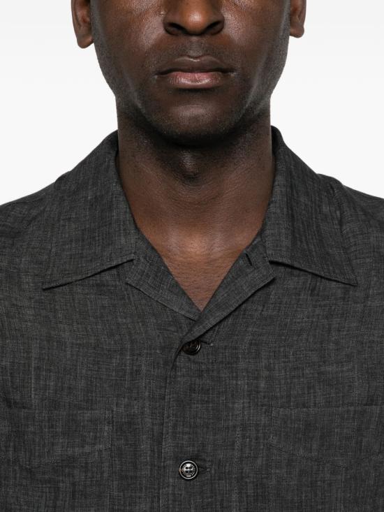 26SS 브루넬로 쿠치넬리 셔츠 MF6300619 C046 Anthracite - BRUNELLO CUCINELLI