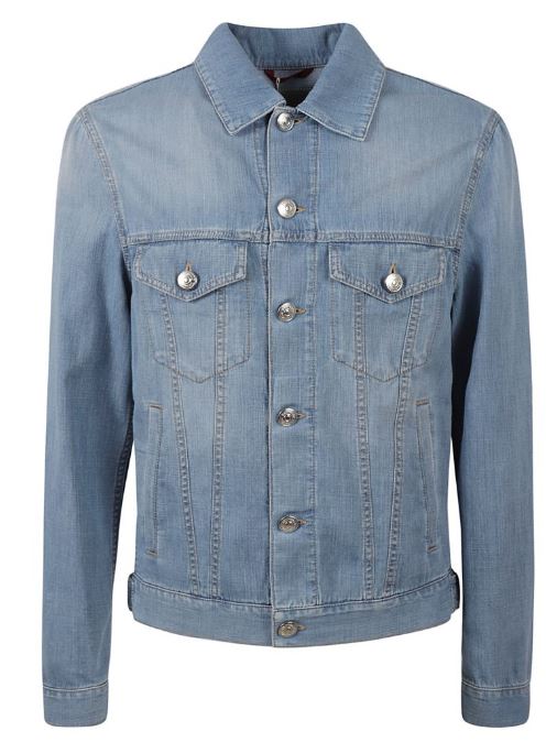 26SS 브루넬로 쿠치넬리 자켓 ME6456909 C1471 Denim medio