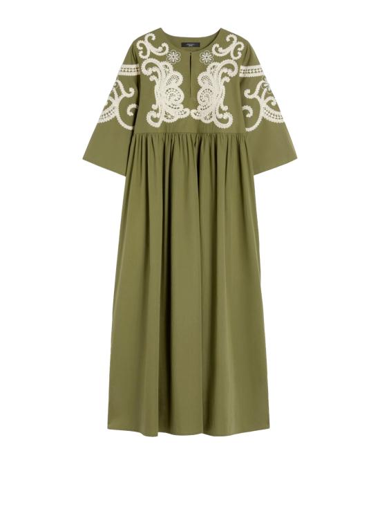 26SS 위켄드막스마라 미디 원피스 2615221012600 TILDE002 KAKI RICAMO