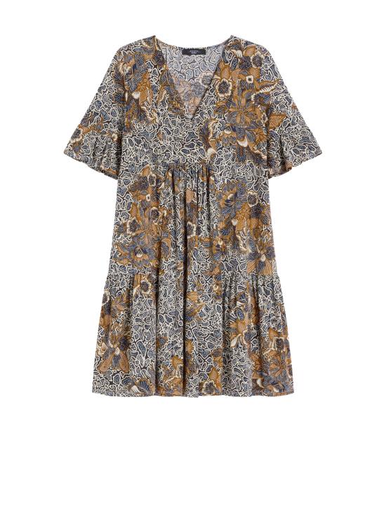 26SS 위켄드막스마라 미디 원피스 2615621072600 FUOCO009 DES FIORE WAX