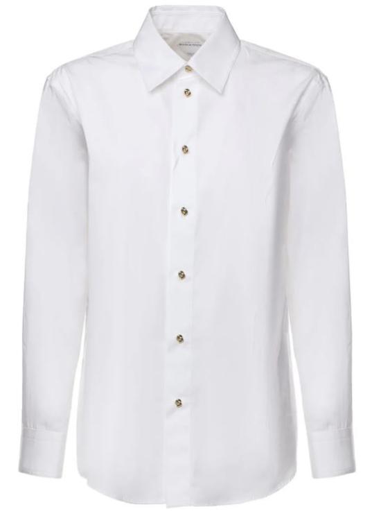 25FW 보테가베네타 셔츠 838420 V2H209000 White