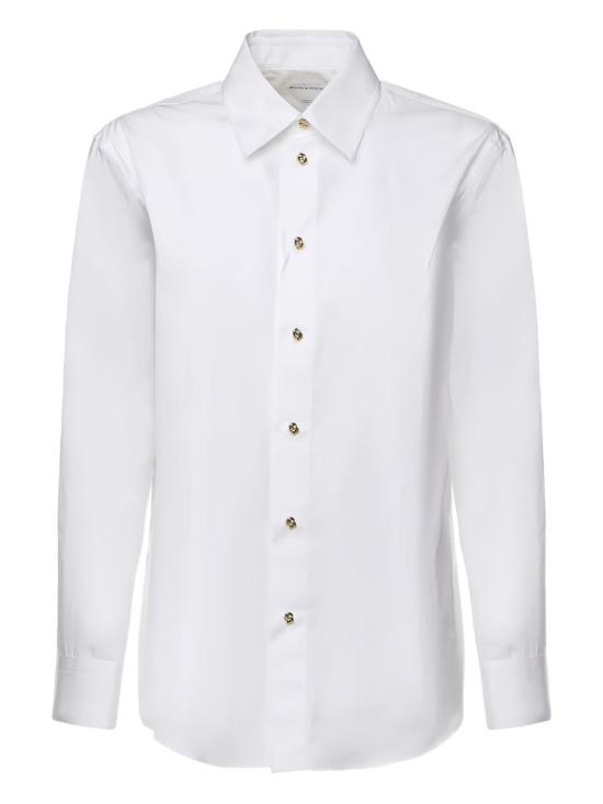 25FW 보테가베네타 셔츠 838420 V2H209000 White - BOTTEGA VENETA