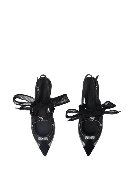26SS 핑코 플랫 슈즈 SD0547P003 GIANIRA30Z99 Black - PINKO
