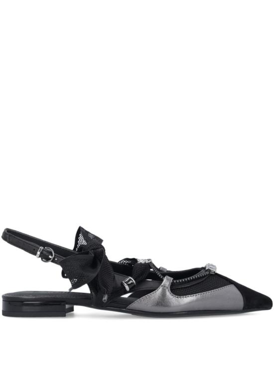 26SS 핑코 플랫 슈즈 SD0547P003 GIANIRA30Z99 Black - PINKO