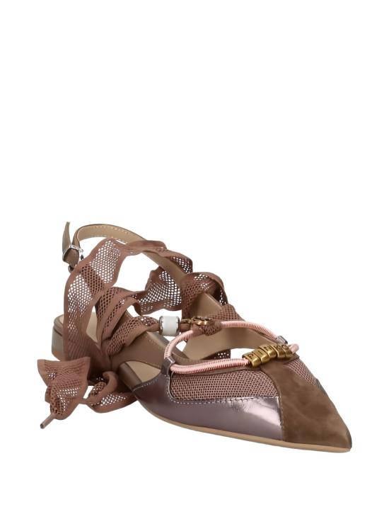 26SS 핑코 슈즈 SD0547P003 GIANIRA30M28 Brown - PINKO