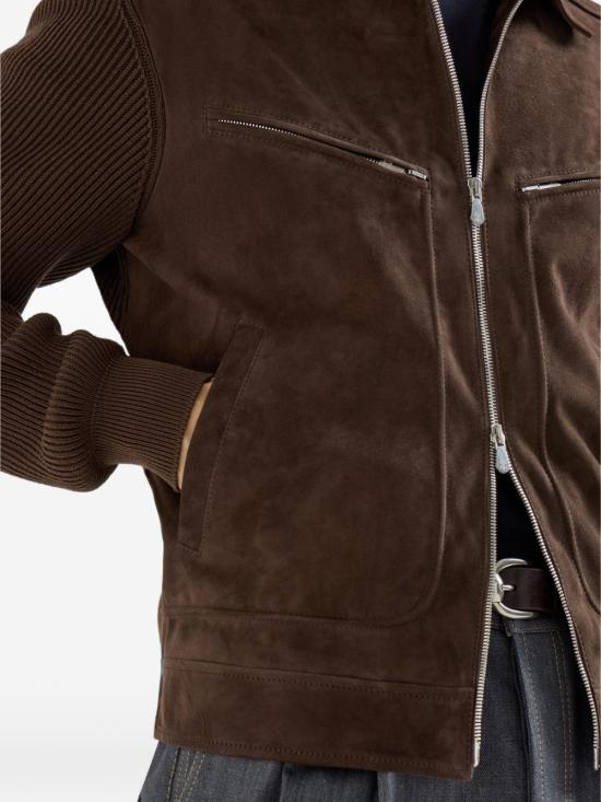 26SS 브루넬로 쿠치넬리 자켓 MPCLF2077 CYY55 Espresso rubino - BRUNELLO CUCINELLI