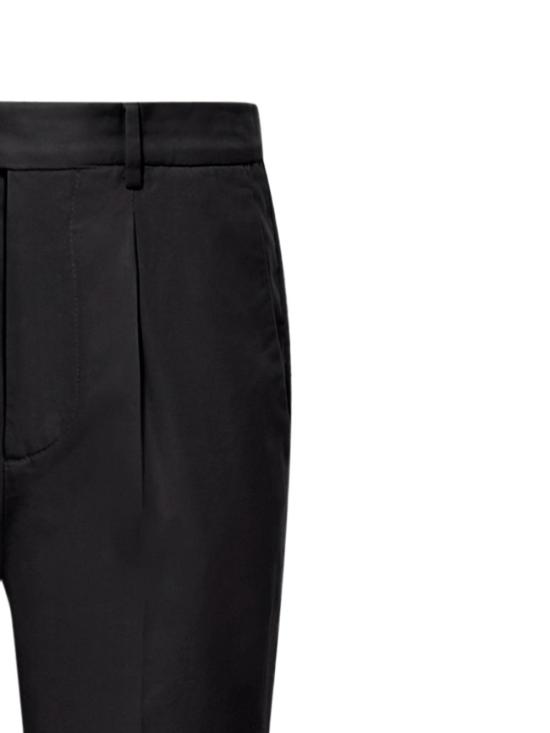 26SS 브루넬로 쿠치넬리 스트레이트 팬츠 M289LE1450 C101 Black - BRUNELLO CUCINELLI