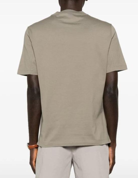 26SS 브루넬로 쿠치넬리 코튼 저지 크루넥 티셔츠 M0B138440 CTK16 New kaky off white - BRUNELLO CUCINELLI