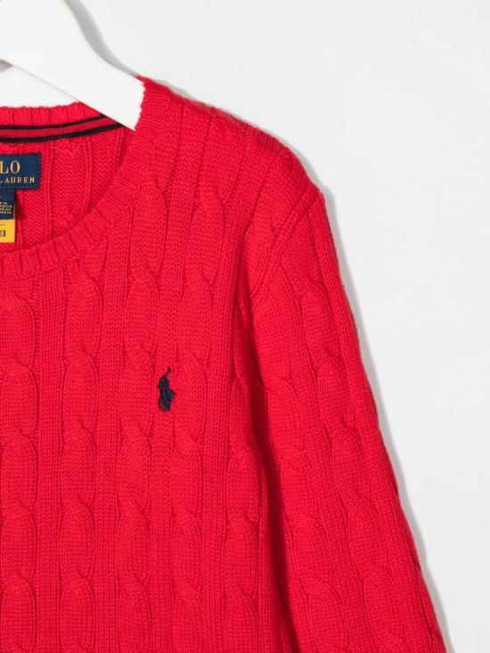 25FW [키즈] 랄프 로렌 풀오버 322702674043 RED - RALPH LAUREN
