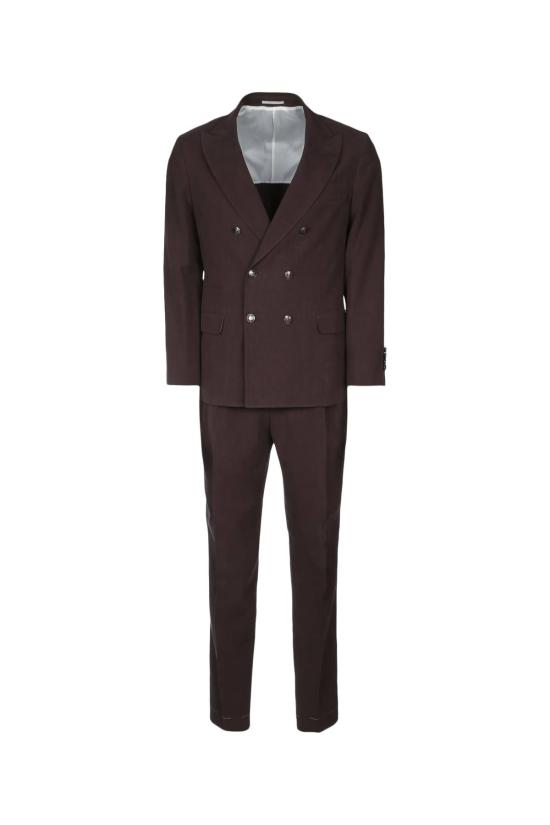  브루넬로 쿠치넬리 수트 자켓 수트 브라운