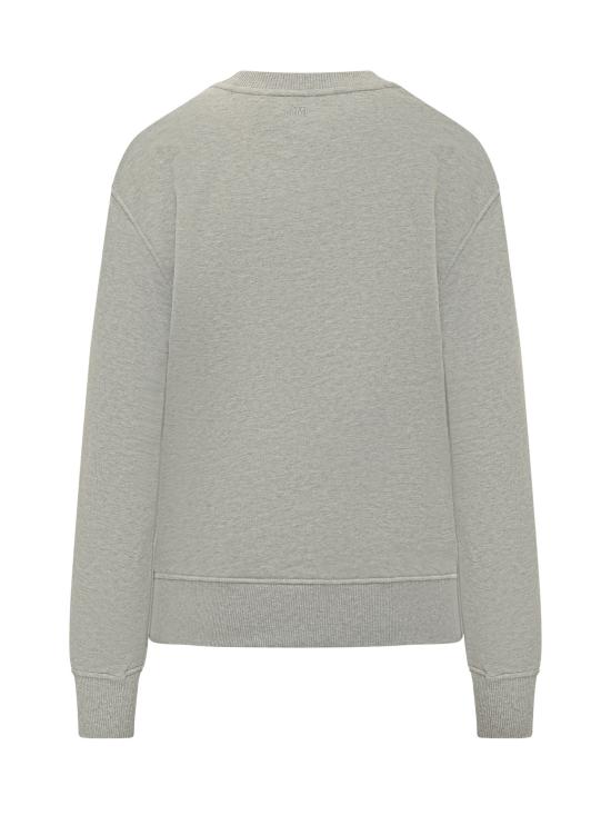 26SS 아미 긴팔 티셔츠 USW787730 A161 GREY WHITE NATURAL - AMI