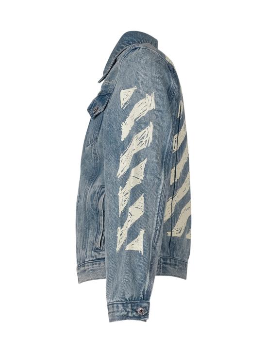 26SS [키즈] 오프화이트 자켓 44GYE001S26D00 1452 LIGHT BLUE - OFF WHITE