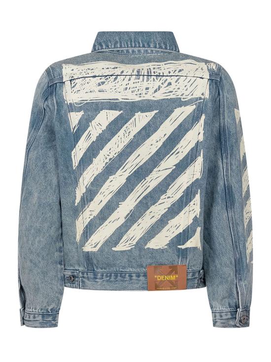 26SS [키즈] 오프화이트 자켓 44GYE001S26D00 1452 LIGHT BLUE - OFF WHITE