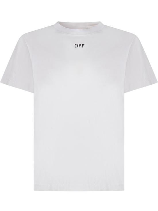 26SS [키즈] 오프화이트 티셔츠 44BAA002S26J00 6100 WHITE