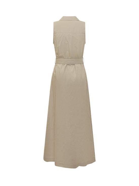 26SS 울리치 롱 원피스 CFWWDR2022FRUT3944 8640 WHITE PEPPER - WOOLRICH