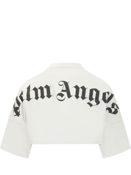 26SS 팜앤젤스 반팔 티셔츠 PWAA054S26JER002 0310 OFF WHITE BLACK - PALM ANGELS