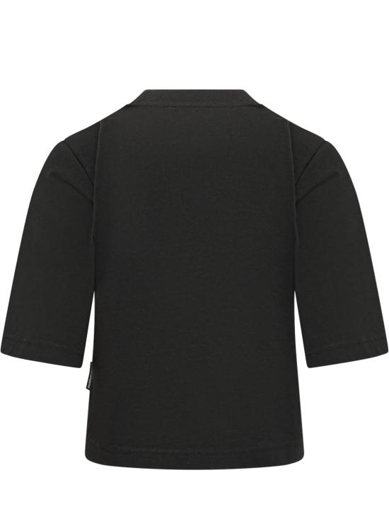 26SS 팜앤젤스 반팔 티셔츠 PWAA079S26JER004 1003 BLACK OFF WHITE - PALM ANGELS