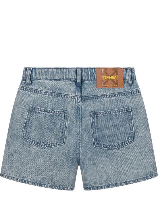 26SS [키즈] 오프화이트 쇼츠/버뮤다 44GYC004S26D00 1452 LIGHT BLUE - OFF WHITE