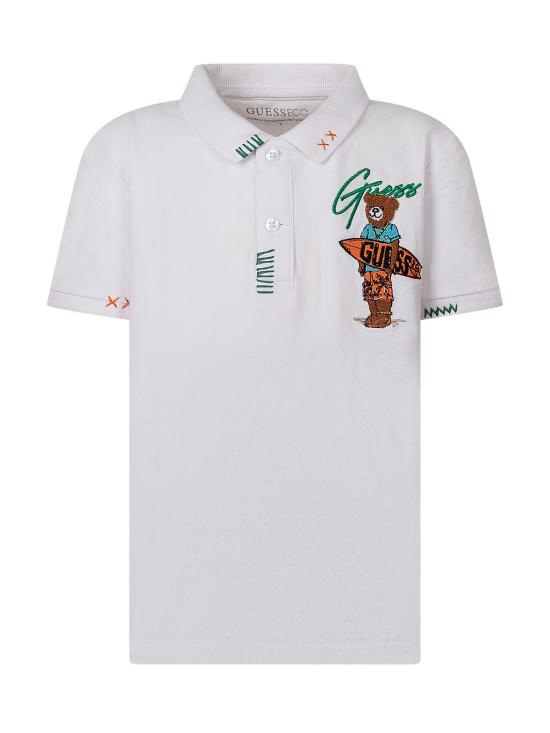 26SS [키즈] 게스 폴로 셔츠 N6GP01K9WF4 G011 PURE WHITE