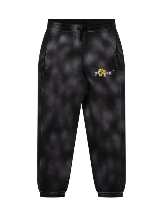 26SS [키즈] 오프화이트 팬츠 44BCH001S26F00 7010 BLACK ACID WASH