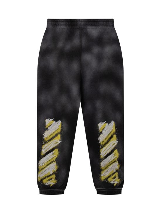 26SS [키즈] 오프화이트 팬츠 44BCH001S26F00 7010 BLACK ACID WASH - OFF WHITE