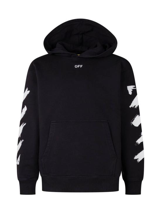 26SS [키즈] 오프화이트 티셔츠 44BBB001S26F00 5001 BLACK