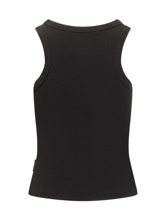 26SS 팜앤젤스 민소매 티셔츠 PWAC024S26JER001 1003 BLACK OFF WHITE - PALM ANGELS