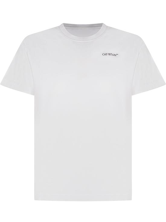 26SS [키즈] 오프화이트 티셔츠 44BAA002S26J00 8100 WHITE