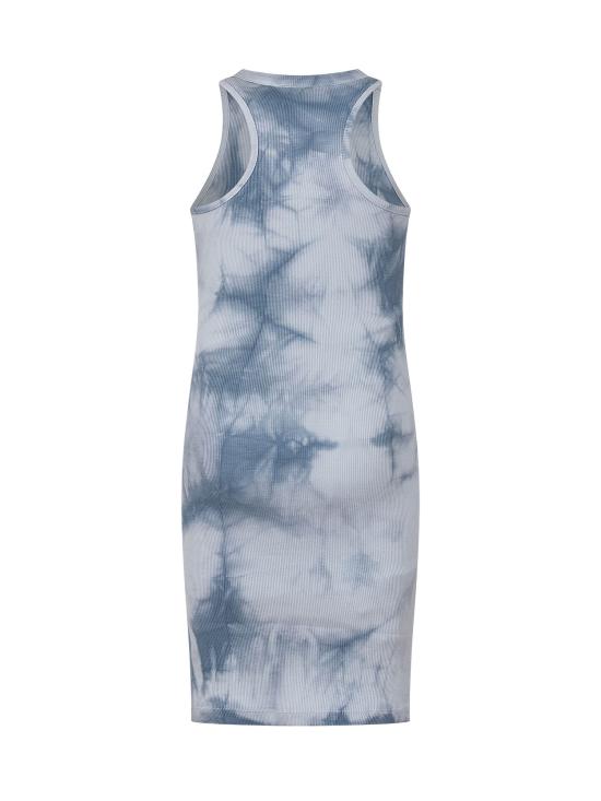 26SS [키즈] 오프화이트 원피스 44GDH008S26J00 1451 DUSTY BLUE - OFF WHITE