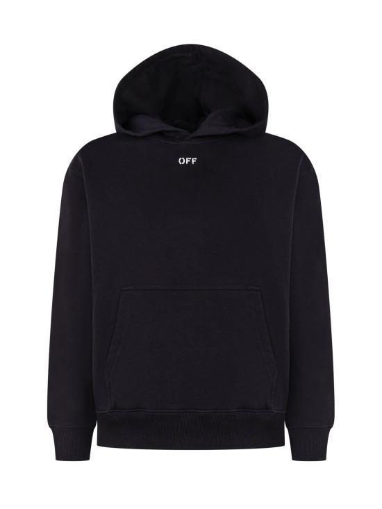 26SS [키즈] 오프화이트 티셔츠 44GBB002S26F00 1001 BLACK