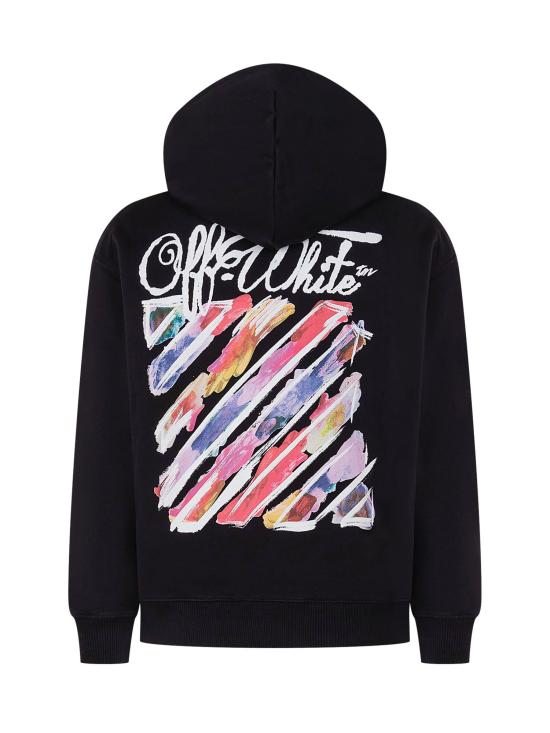 26SS [키즈] 오프화이트 티셔츠 44GBB002S26F00 1001 BLACK - OFF WHITE