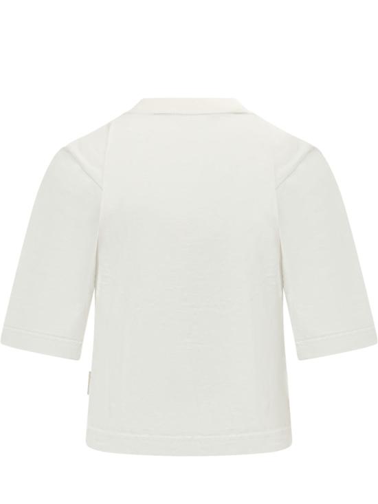 26SS 팜앤젤스 반팔 티셔츠 PWAA079S26JER006 0360 OFF WHITE BROWN - PALM ANGELS