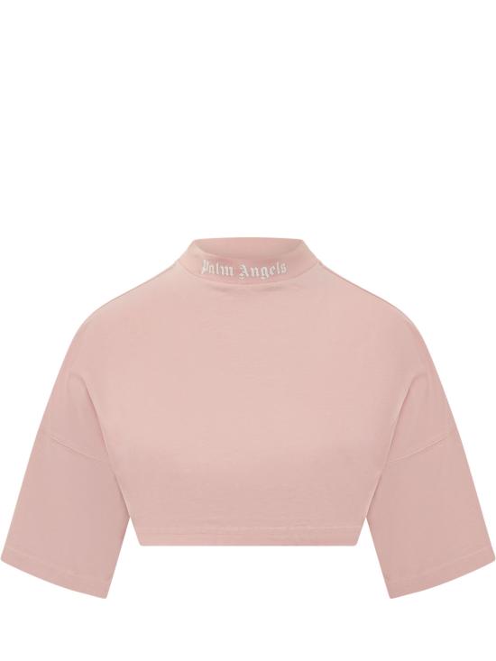 26SS 팜앤젤스 반팔 티셔츠 PWAA054S26JER002 3003 PINK OFF WHITE