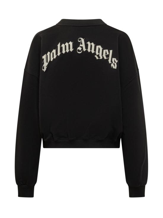 26SS 팜앤젤스 긴팔 티셔츠 PWBA05DS26FLE001 100A BLACK TOFU - PALM ANGELS