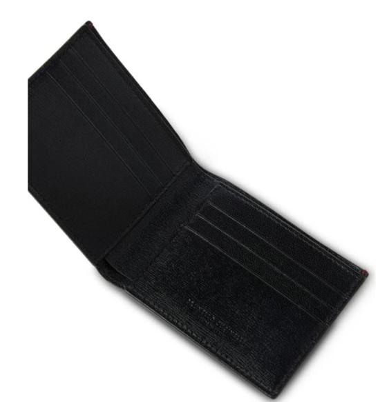 26SS 브루넬로 쿠치넬리 카프레타 반지갑 MWRLBU006 C101 Black - BRUNELLO CUCINELLI