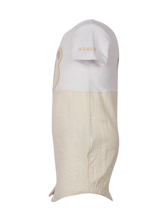 26SS [키즈] 게스 캐주얼 세트 P6GG01K6YW4 S20J YELLOW WHITE SEERSUC - GUESS