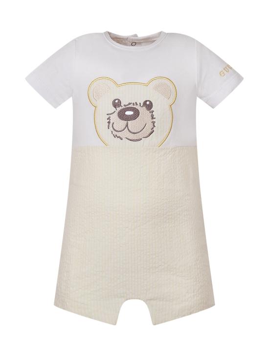 26SS [키즈] 게스 캐주얼 세트 P6GG01K6YW4 S20J YELLOW WHITE SEERSUC