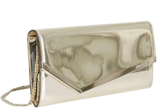26SS 지미추 클러치/파우치 EMMIE MIF GOLD - JIMMY CHOO