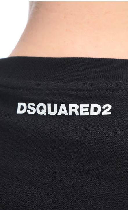 26SS 디스퀘어드2 반팔 티셔츠 D9X3C6290 001 Black - DSQUARED2
